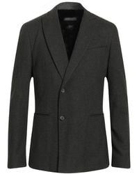 John Varvatos - Houndstooth Double-Breasted Blazer - Lyst