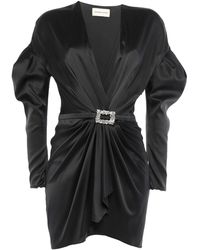 Alexandre Vauthier - Mini Dress Silk, Elastane, Viscose - Lyst
