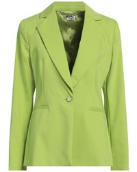 Liu Jo - Lime Blazer Cotton, Polyester, Elastane - Lyst