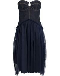 Dixie - Mini Dress Cotton, Polyester, Elastane - Lyst