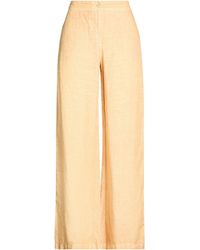 120% Lino - Camel Pants Linen - Lyst