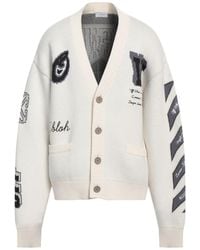 Off-White c/o Virgil Abloh - Cardigan Wool, Cotton, Polyamide - Lyst