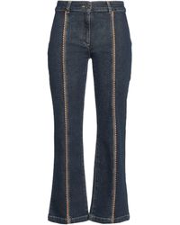 Moschino - Embellished Bootcut Denim Jeans - Lyst