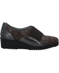 Melluso - Dark Loafers Soft Leather, Textile Fibers - Lyst