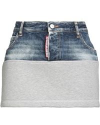DSquared² - Denim Skirt - Lyst