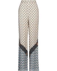 Etro - Printed Crepe De Chine Wide-leg Pants - Lyst