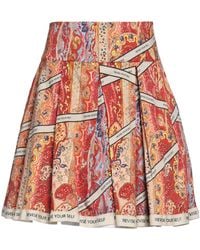 REVISE CONCEPT - Mini Skirt Cotton, Elastane - Lyst
