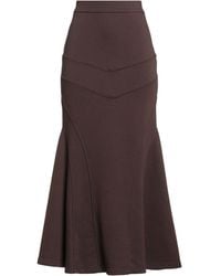 Jijil - Chocolate Maxi Skirt Cotton, Polyester - Lyst