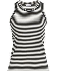 Brunello Cucinelli - Tank Top Cotton, Silk, Elastane, Brass - Lyst