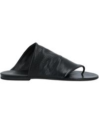 Marsèll Toe Post Sandals - Black