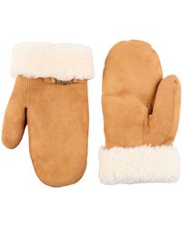 Maje - Camel Gloves Lambskin, Zinc - Lyst