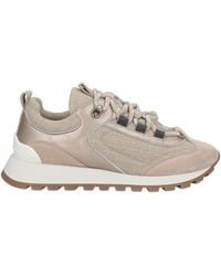 Brunello Cucinelli - Sneakers Leather, Textile Fibers - Lyst