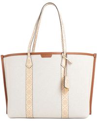 Tory Burch - Handbag Leather, Textile Fibers - Lyst