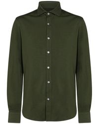 Paul & Shark - Military Shirt Cotton, Elastane - Lyst