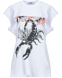 MSGM Camiseta - Blanco