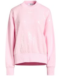 MSGM - Light Sweatshirt Cotton, Polyester - Lyst