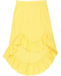 Blugirl Blumarine Midi Skirt - Yellow