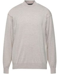 Vneck - Sweater Wool, Polyacrylic - Lyst