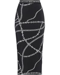 Versace Jeans Couture - Midi Skirt - Lyst