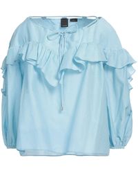 Pinko - Top Cotton, Silk - Lyst