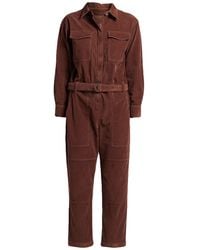 Brunello Cucinelli - Jumpsuit Cotton, Cashmere, Elastane, Brass - Lyst