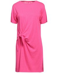 Juvia - Mini Dress Cotton, Viscose - Lyst