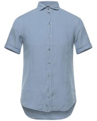 Emporio Armani - Bright Shirt Linen - Lyst