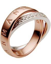 emporio armani rings ladies