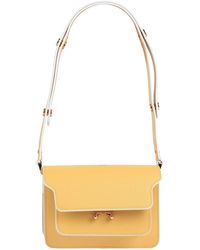 Marni - Cross-Body Bag Cow Leather, Brass - Lyst