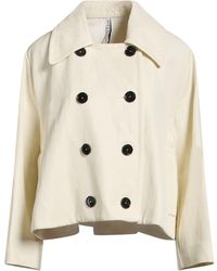 Liviana Conti - Ivory Jacket Viscose, Linen, Polyester - Lyst