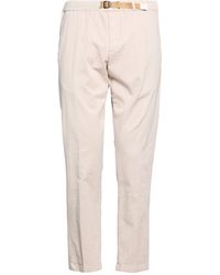 White Sand - Pants Cotton, Elastane - Lyst
