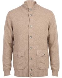 Barba Napoli - Sand Cardigan Cashmere - Lyst