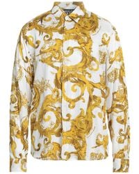 Versace Jeans Couture - Signature Print Viscose Shirt - Lyst