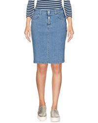 closed denim skirt