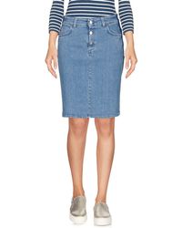 closed denim skirt