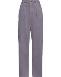 Brunello Cucinelli Denim Trousers - Purple