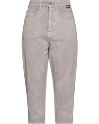 Rick Owens DRKSHDW Hose aus Baumwolle in Natur Damen Bekleidung Hosen und Chinos Capri Hosen und cropped Hosen 