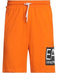 EA7 - Shorts & Bermuda Shorts Cotton, Elastane - Lyst