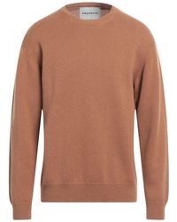 Amaranto - Camel Sweater Cashmere - Lyst