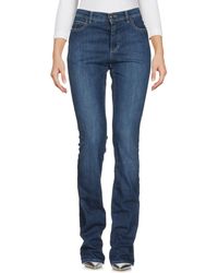 Max Mara Denim Trousers - Blue