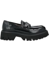 MICH SIMON - Loafers Leather - Lyst
