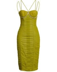 Elisabetta Franchi - Midi Dress Polyamide - Lyst