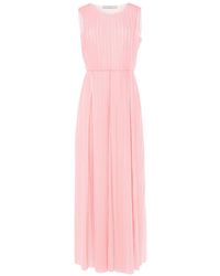 Harris Wharf London Robe longue - Rose