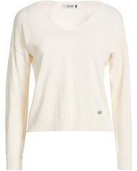 Please - Ivory Sweater Viscose, Polyamide - Lyst