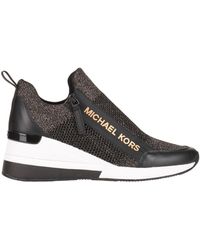 MICHAEL Michael Kors - Sneaker Willis Aus Stretch-Strick In Metallic-Optik - Lyst