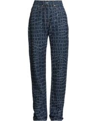 MSGM - Pantaloni Jeans - Lyst