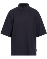 ARMANI EXCHANGE - Midnight Polo Shirt Cotton, Polyester, Elastane - Lyst