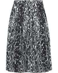 Burberry - Midi Skirt - Lyst
