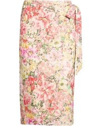 Momoní - Midi Skirt Viscose, Cotton, Polyamide - Lyst
