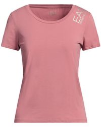 EA7 - Pastel T-Shirt Cotton, Elastane - Lyst